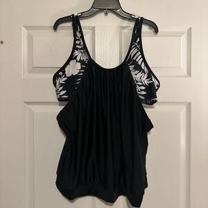 SHEIN plus size tankini